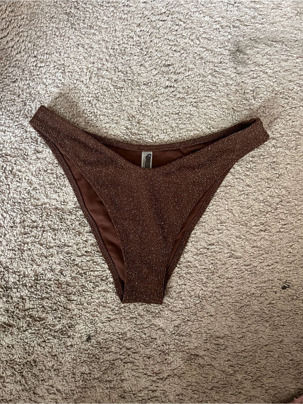 Victoria's Secret Brown Shimmery Bikini Bottom